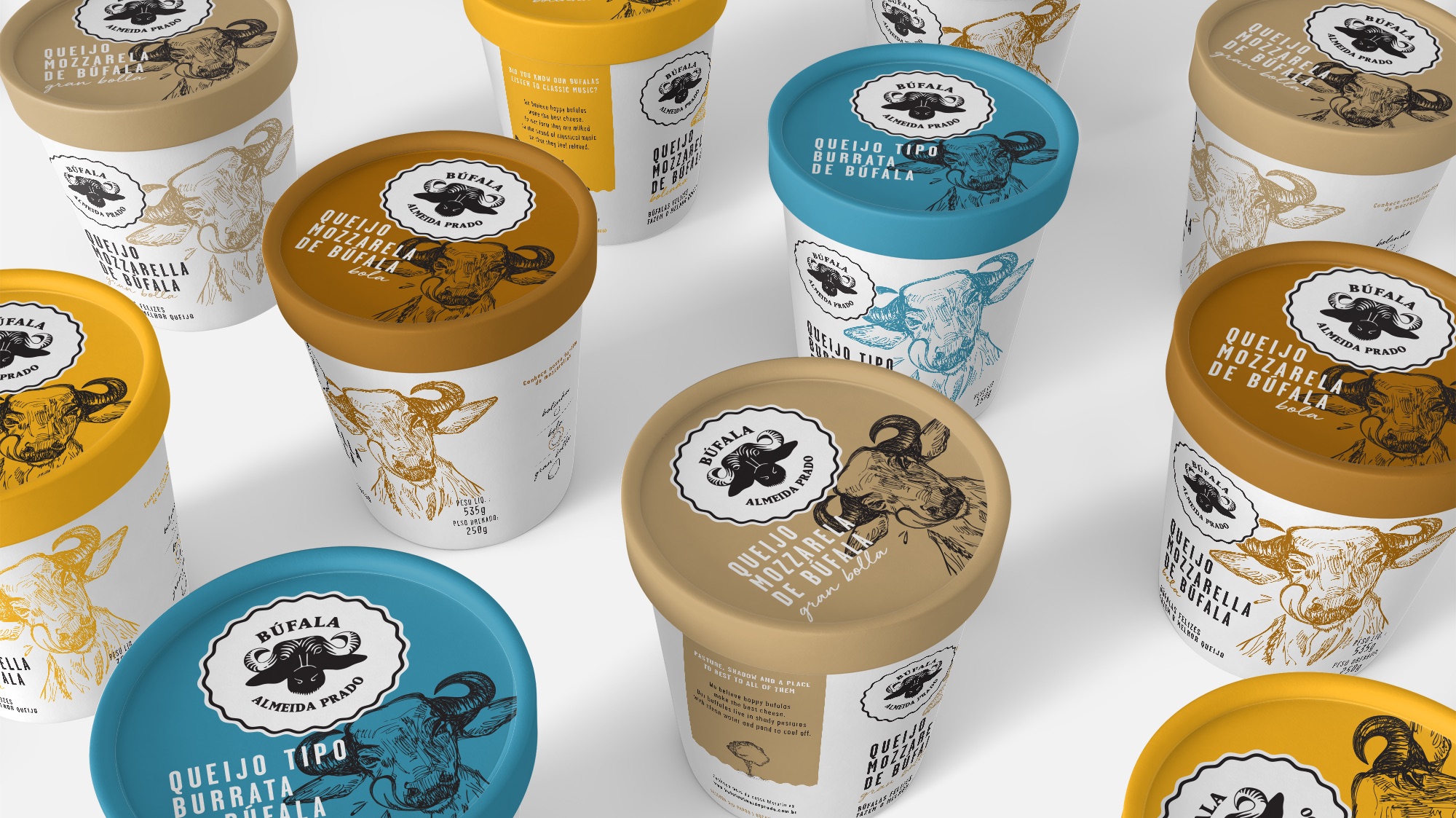 Búfala Almeida Prado packaging