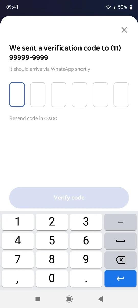 Screen 06: Phase 1 - Phone Validation - Focused