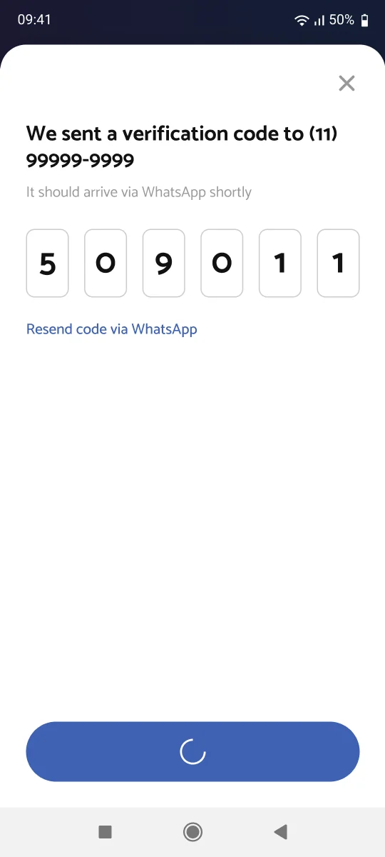 Screen 10: Phase 1 - Phone Validation - Validating