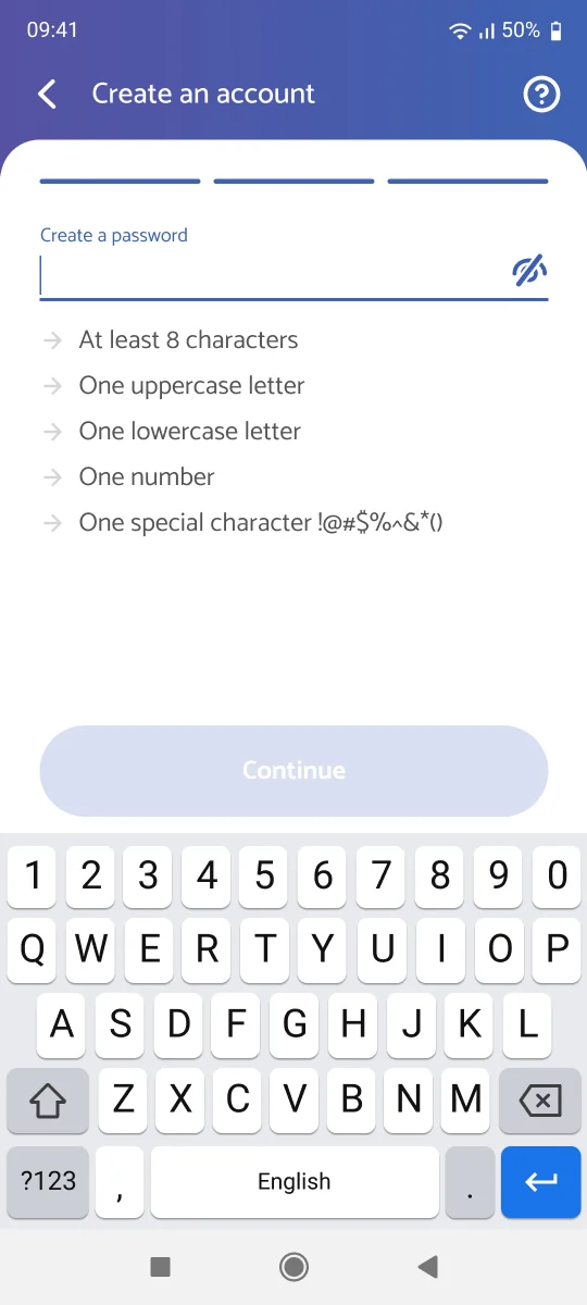 Screen 29: Phase 3 - Password focused