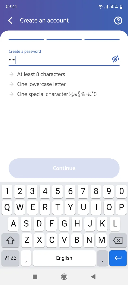 Screen 30: Phase 3 - Password Typing