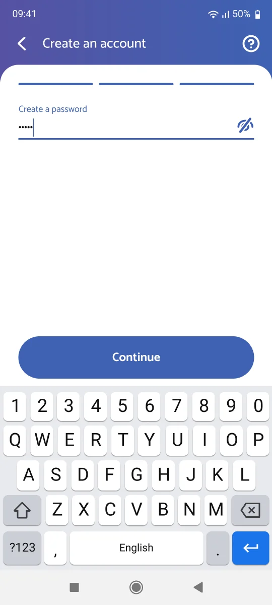 Screen 31: Phase 3 - Password meets criteria